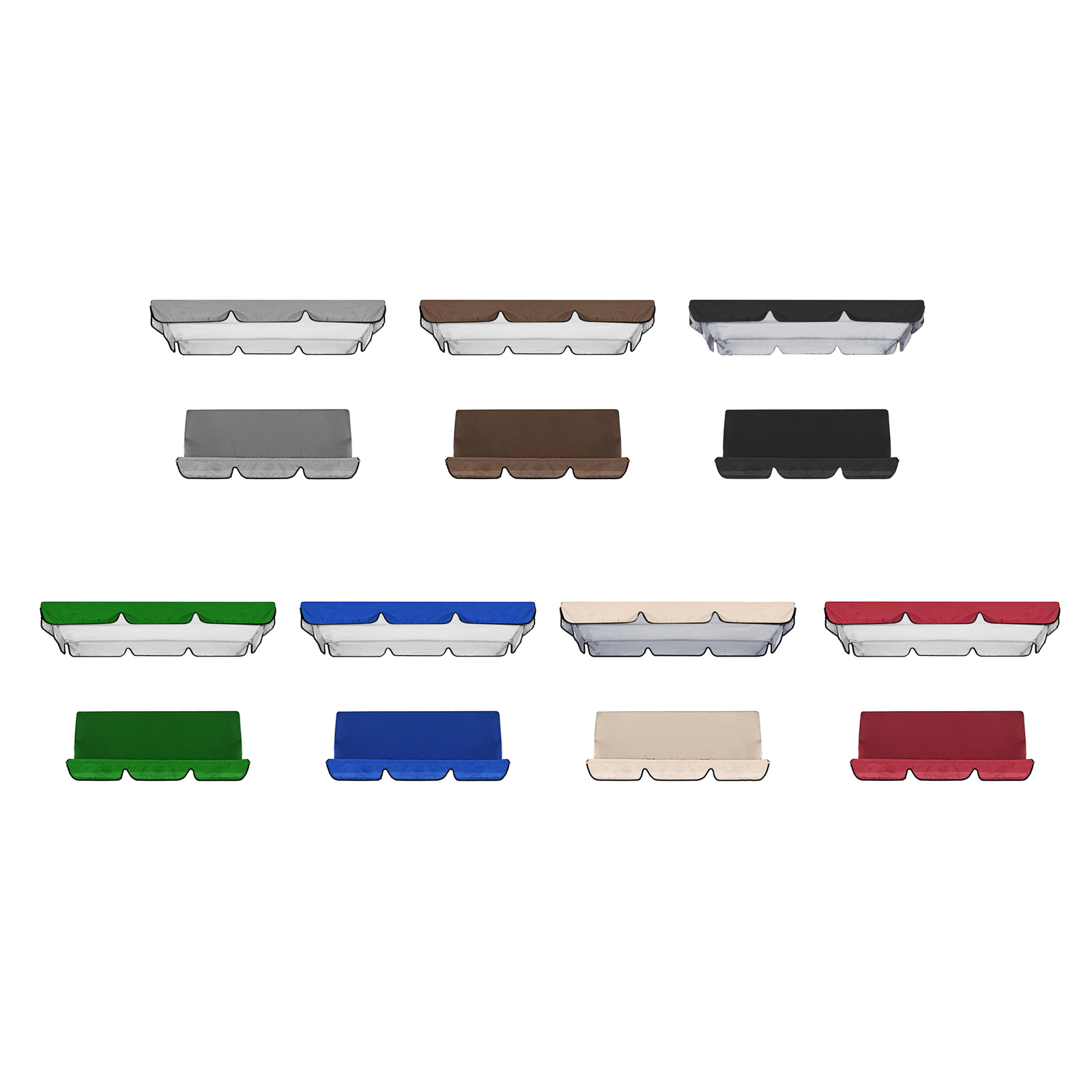 Outdoor Furniture For Patio - Outdoor Heavy Duty Patio Swing Canopy