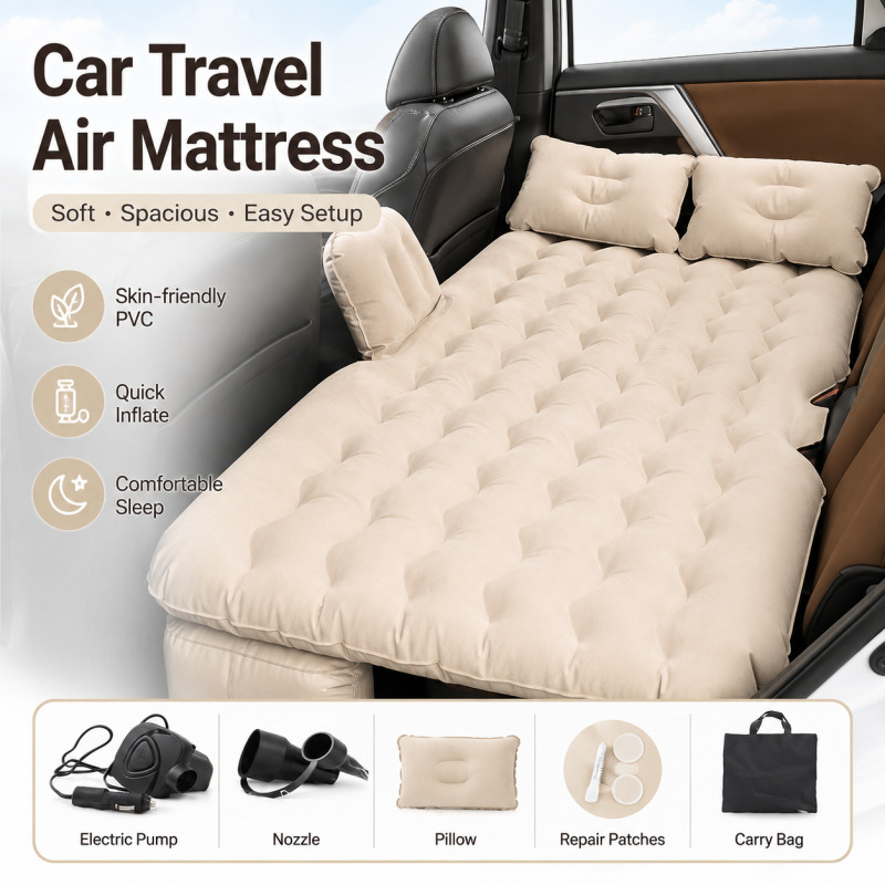 Outdoor Furniture Pads - Universal Car Air Mattress Electric Inflatable