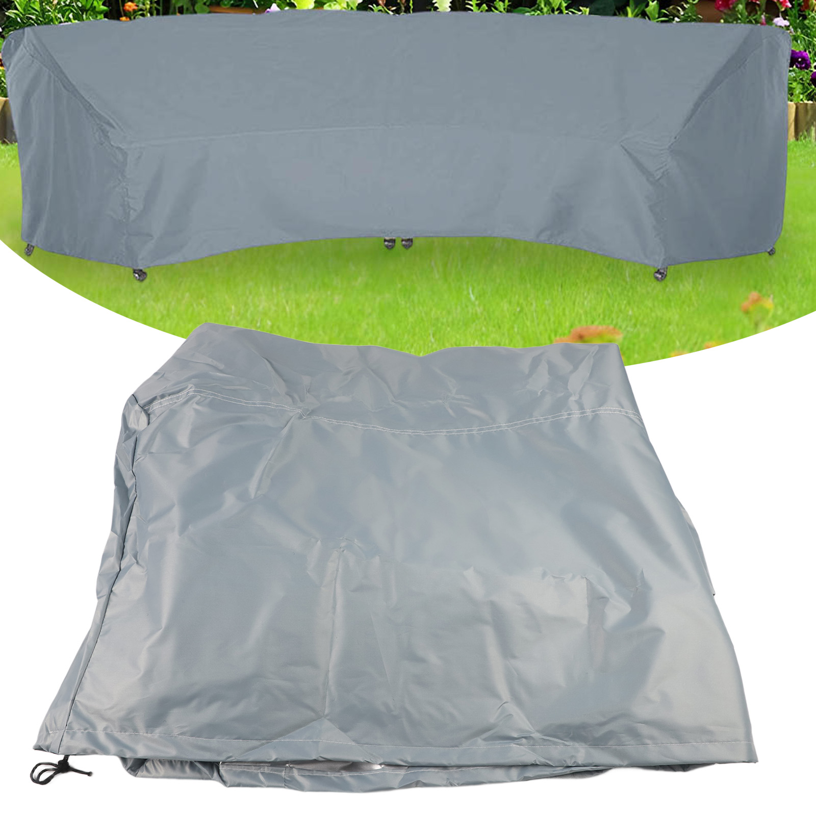Curved Sofa Cover 210D Furnitu - Outdoor Furniture Year Round ulasan dan harga