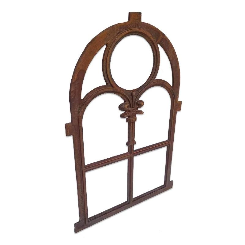 Cast Iron Faux Window Wall Dec - Outdoor Furniture Decor ulasan dan harga