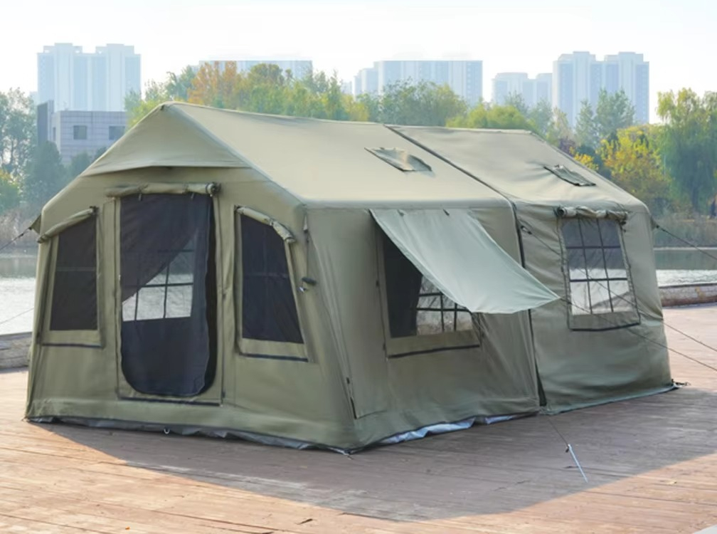 Green Four-Season Outdoor Cott - Outdoor Furniture Year Round ulasan dan harga