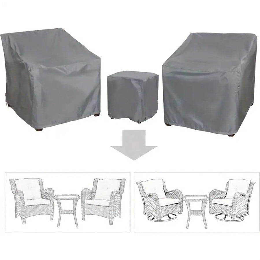 3pcs Heavy-Duty Waterproof Out - Outdoor Furniture Year Round ulasan dan harga