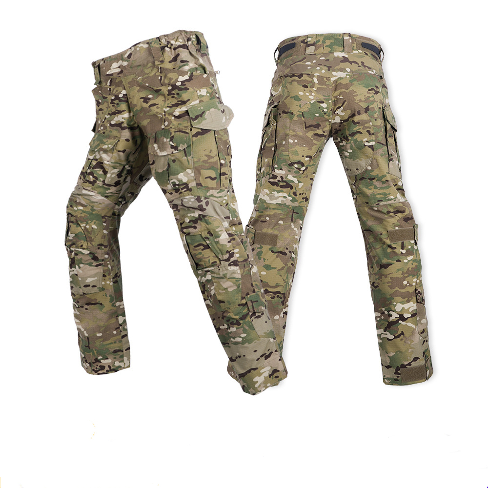 Men Combat Pants With Knee Pad - Outdoor Furniture Pads ulasan dan harga