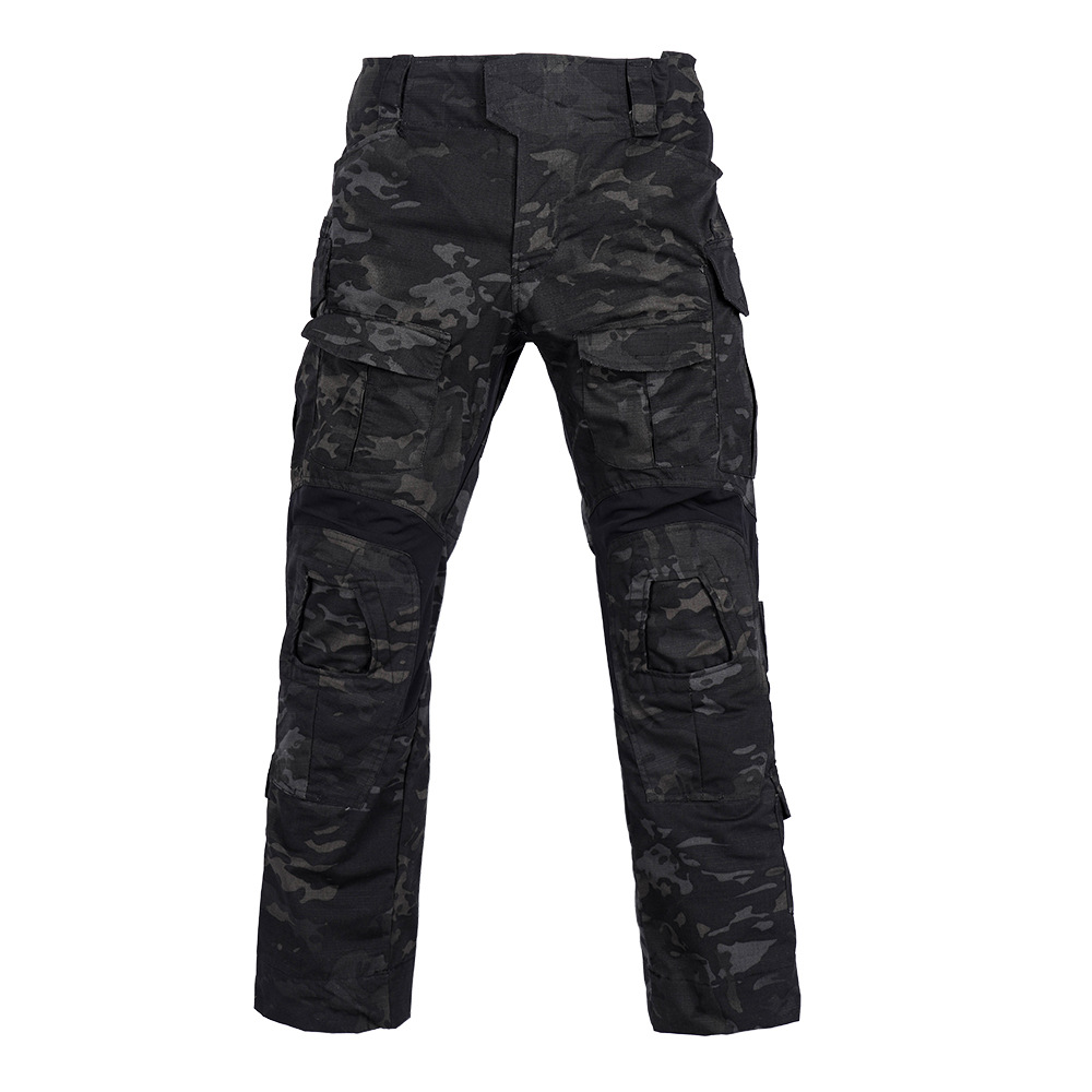 Men Combat Pants With Knee Pad - Outdoor Furniture Pads ulasan dan harga