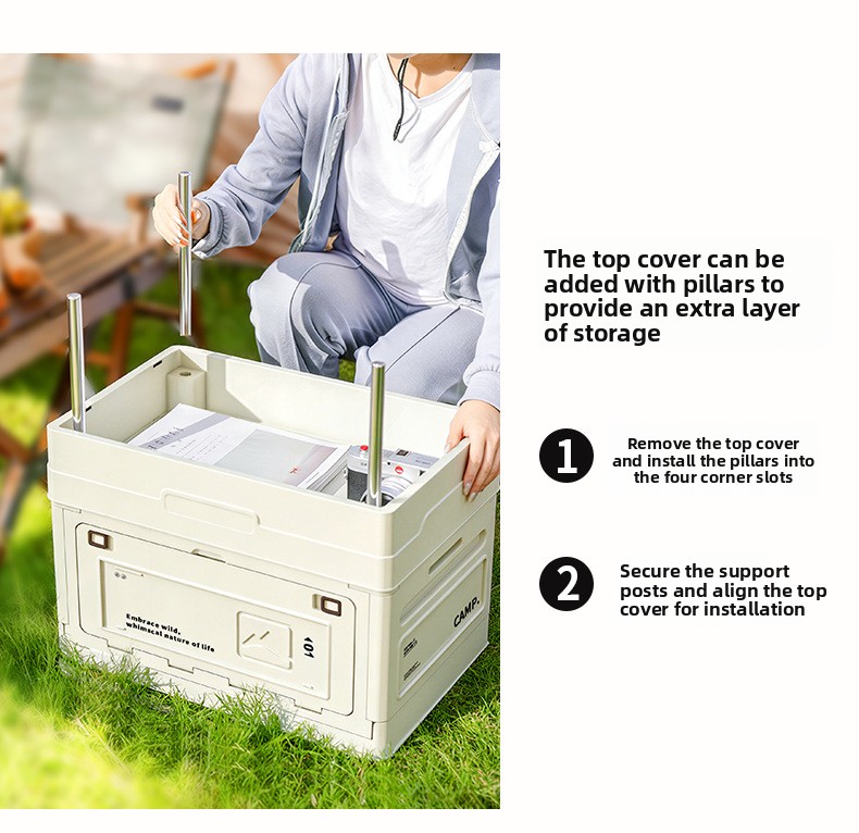 Camping Folding Storage Box Wo - Outdoor Furniture Usa ulasan dan harga