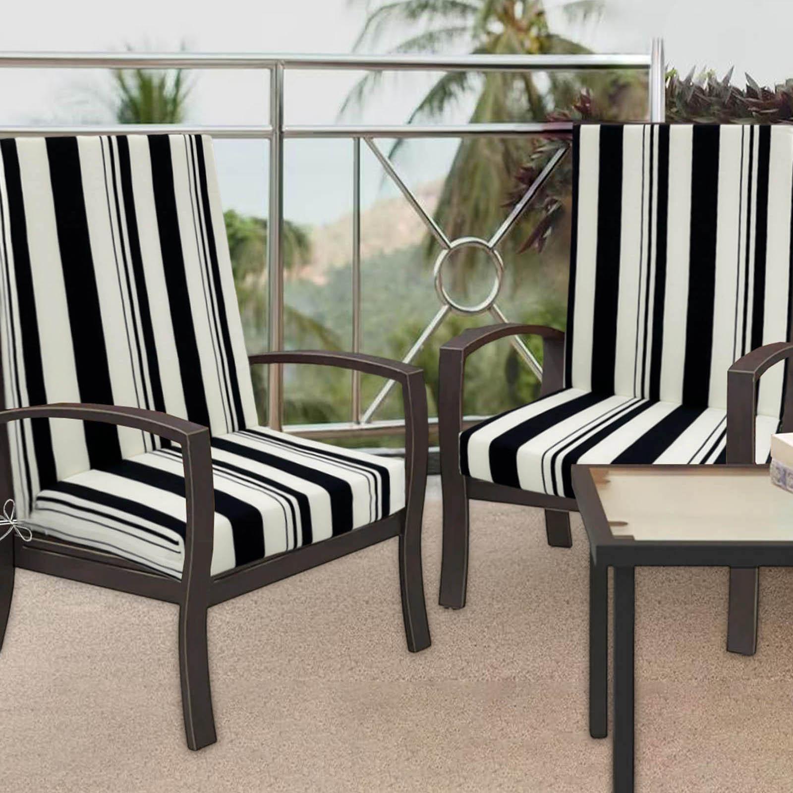 Outdoor High Back Chair Cushio - Outdoor Furniture Pads ulasan dan harga