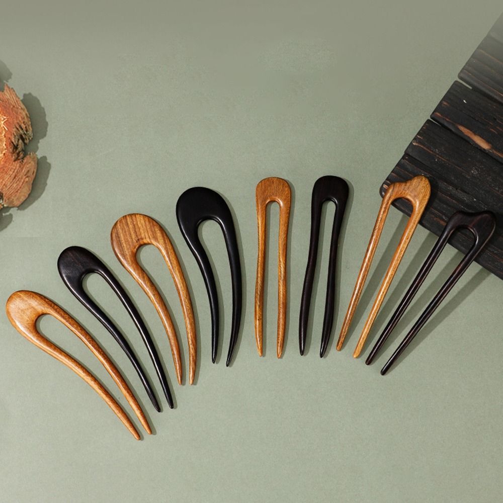 Headwear U Shaped Wooden Hair  - Outdoor Furniture Decor ulasan dan harga